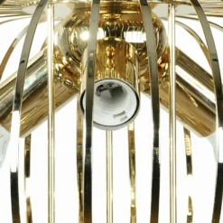 Deckenleuchte Globe, goldfarben, Ø 51 cm, 3-flammig, E27