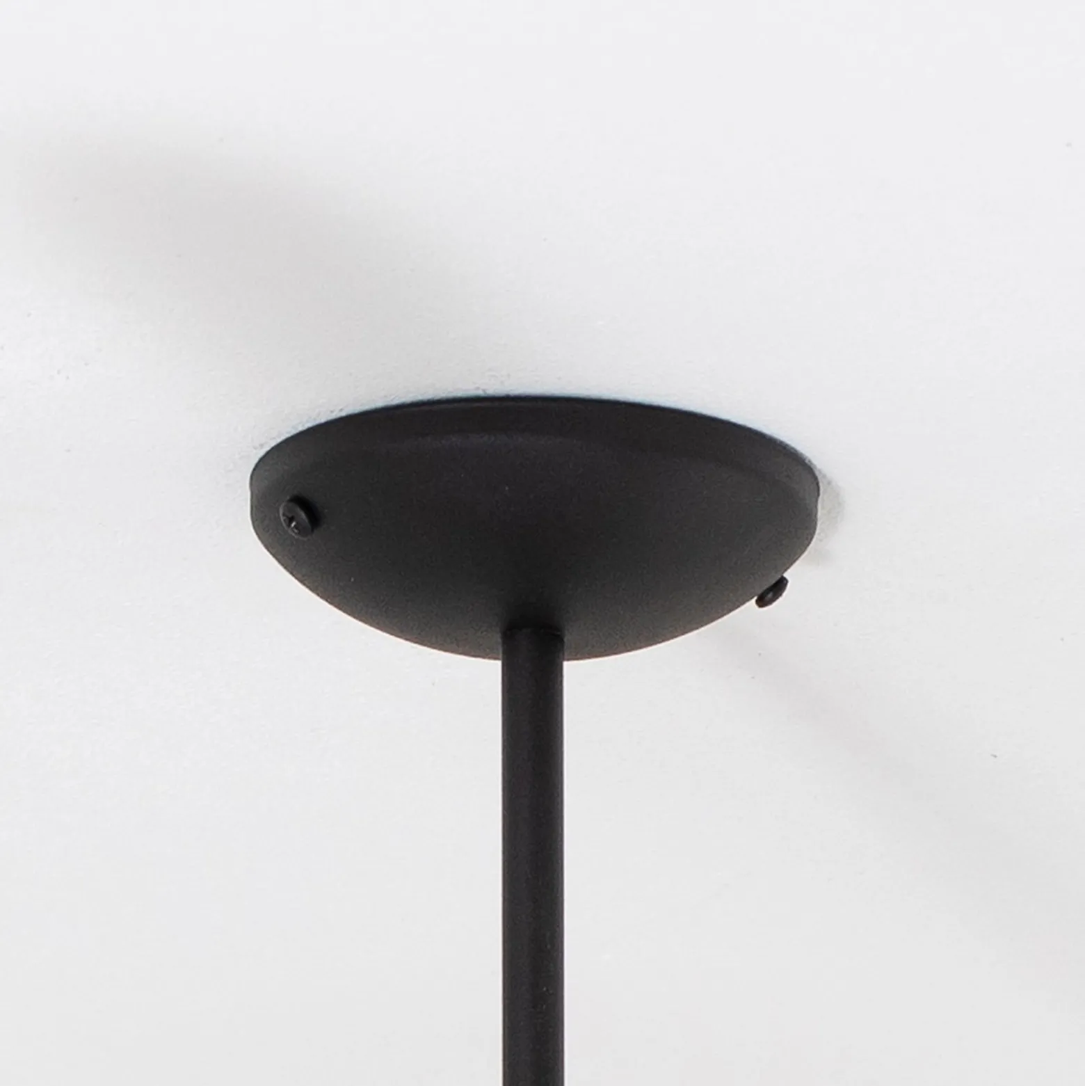 Deckenleuchte Gloriosa, Glas, schwarz, 10-flammig
