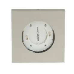Deckenleuchte Hero, grau-beige, 12 x 12 cm, Metall, GX53