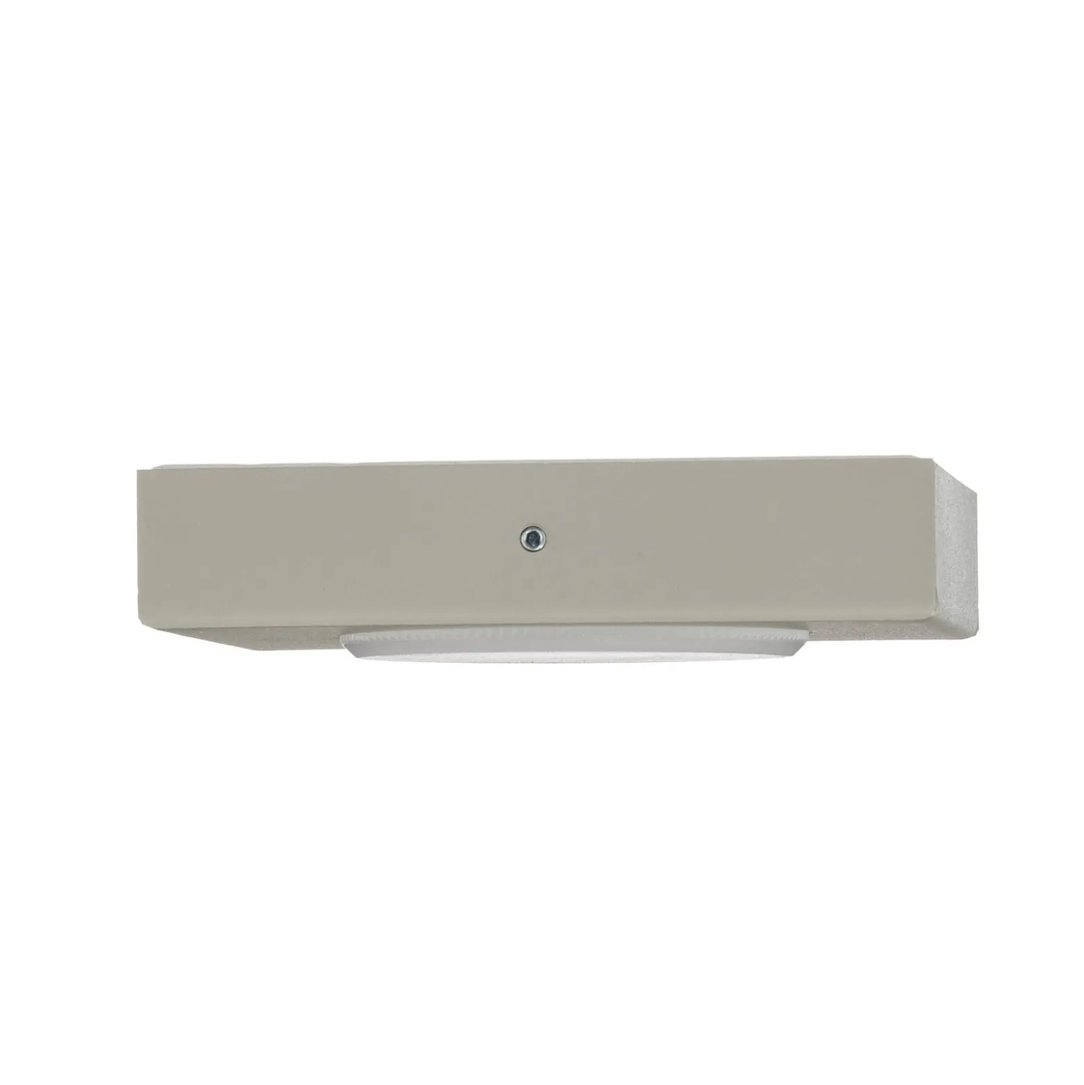 Deckenleuchte Hero, grau-beige, 12 x 12 cm, Metall, GX53