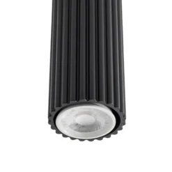Deckenleuchte Karbon, schwarz, Höhe 20 cm, Aluminium