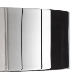 Deckenleuchte Kimban aus Metall, Ø 36 cm, chrom