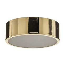 Deckenleuchte Kimban aus Metall, Ø 26 cm, gold