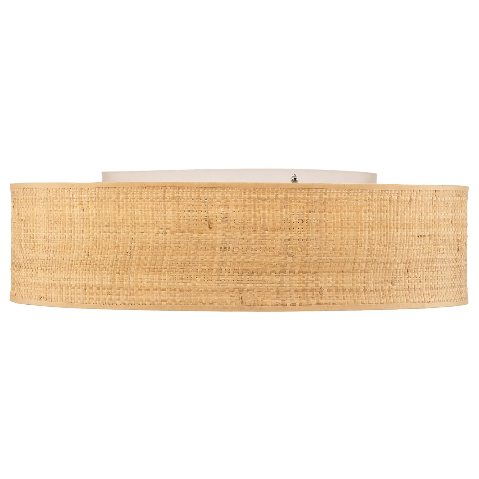 Deckenleuchte Leano, holz hell, Rattan, Ø 50 cm