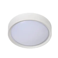 Deckenleuchte Lex, rund, Ø 25 cm, weiß