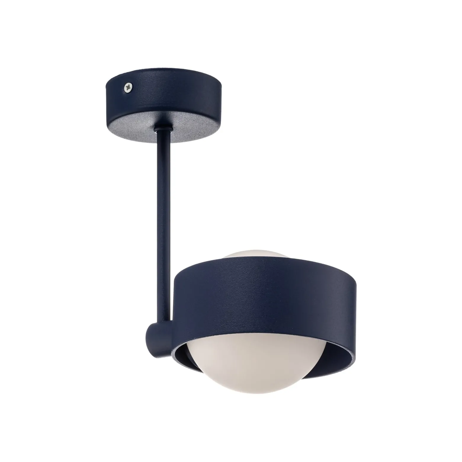Deckenleuchte Mado aus Stahl, blau, einflammig