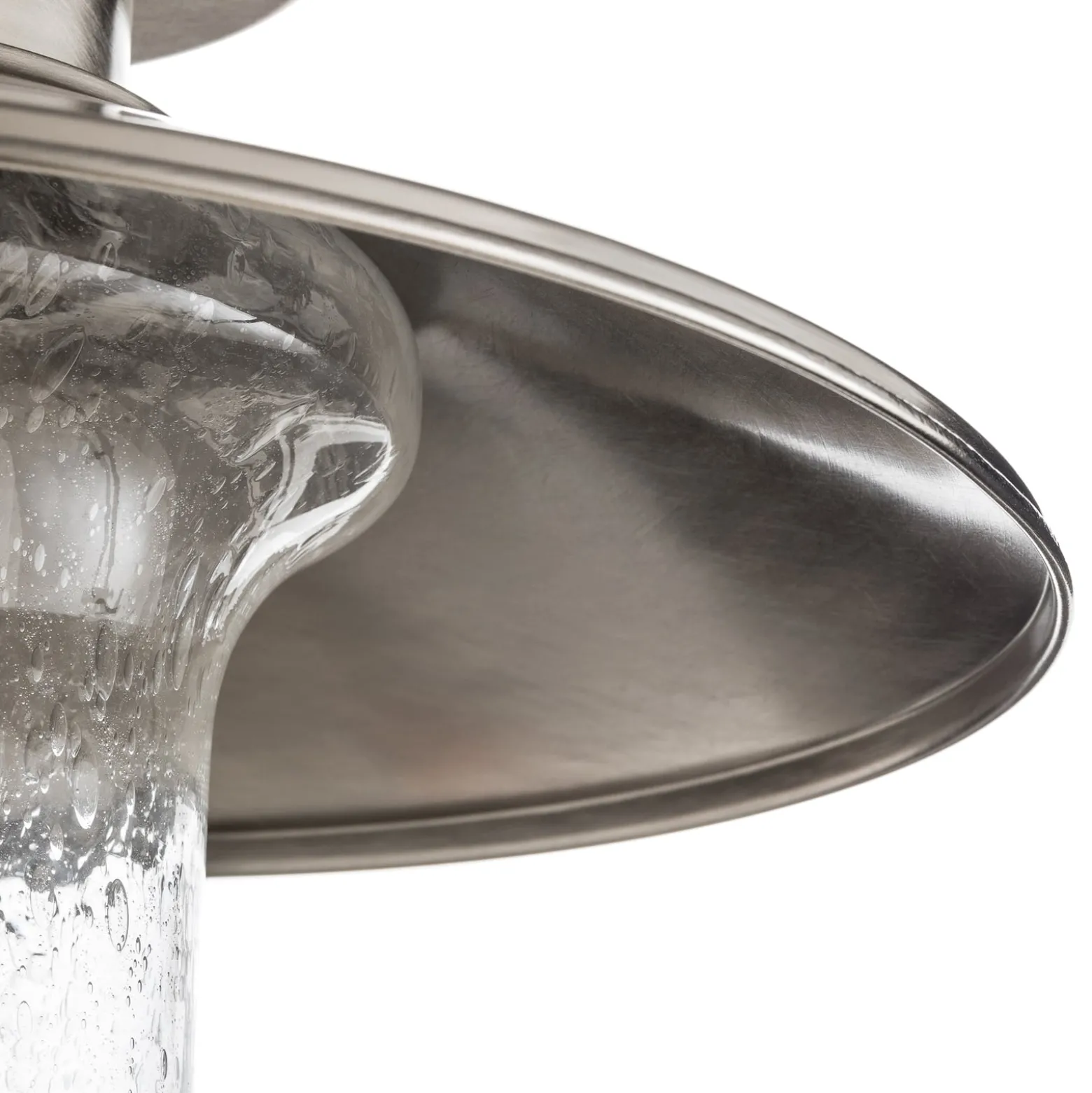 Deckenleuchte Maestrale mit klarem Glasschirm