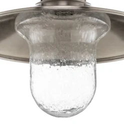 Deckenleuchte Maestrale mit klarem Glasschirm