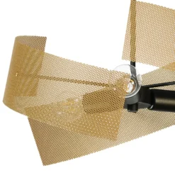 Deckenleuchte Moira, goldfarben/schwarz, Ø 47 cm, 3-flammig