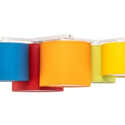 Deckenleuchte Mona fünfflammig, multicolor