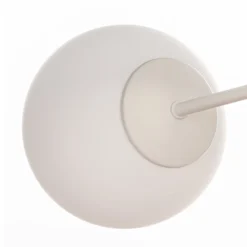 Deckenleuchte Moon, 80 cm, 4-flammig, sandfarben, Glas, E27