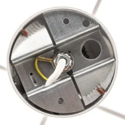 Deckenleuchte Orbit IV, weiß, vierflammig