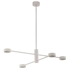 Deckenleuchte Orbit IV, weiß, vierflammig