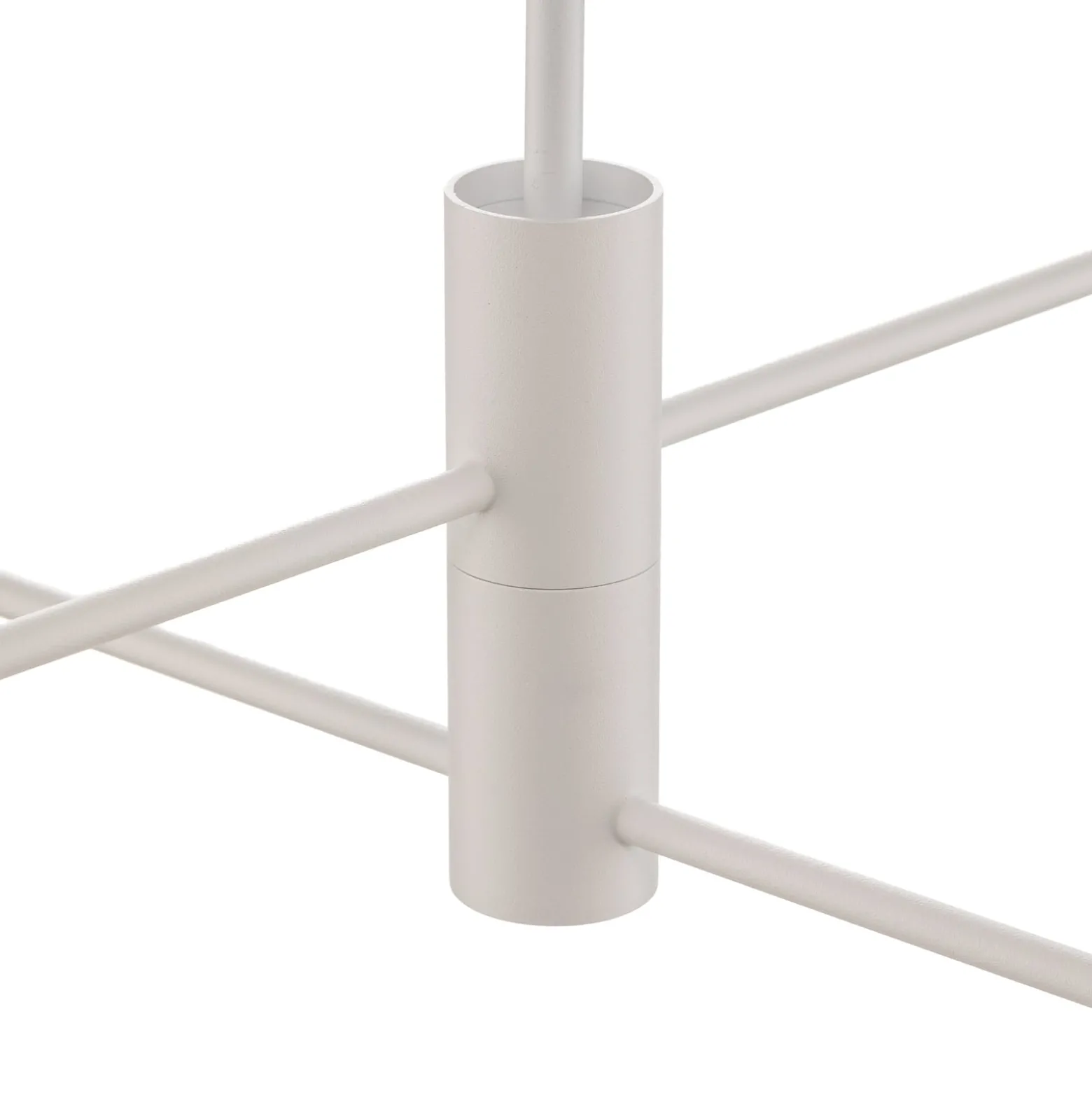 Deckenleuchte Orbit IV, weiß, vierflammig