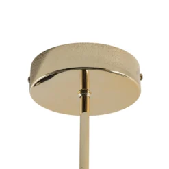 Deckenleuchte Orino, schwarz/gold, Metall, 7-flg., GU10