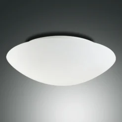 Deckenleuchte Pandora, Ø 30 cm, Glas, weiß