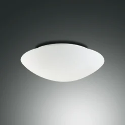 Deckenleuchte Pandora, Ø 20 cm, Glas, weiß