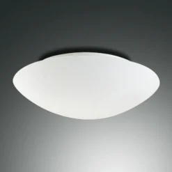 Deckenleuchte Pandora, Ø 25 cm, Glas, weiß