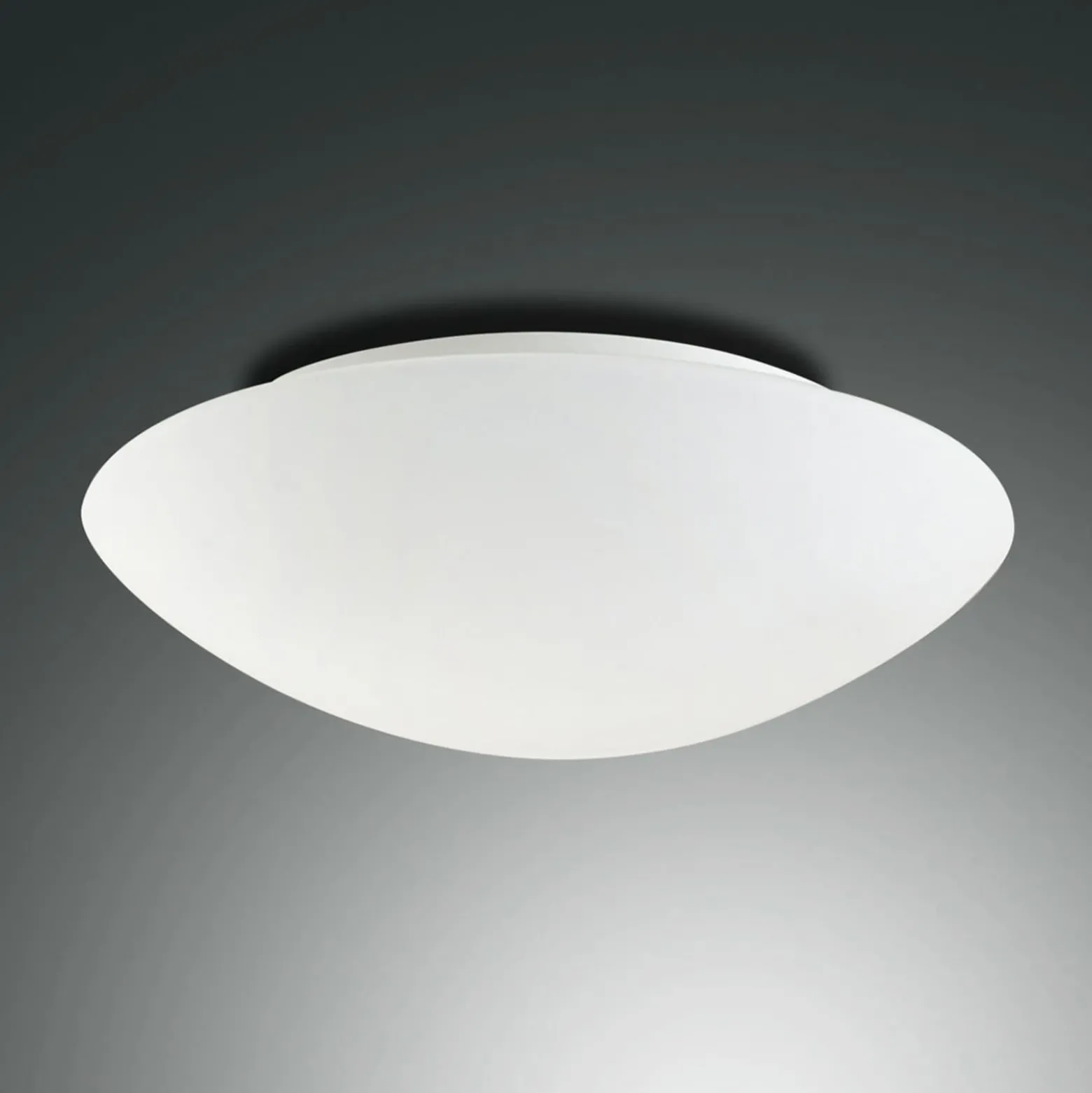 Deckenleuchte Pandora, Ø 25 cm, Glas, weiß