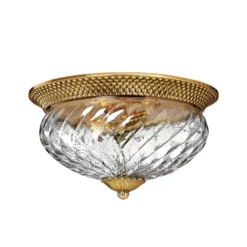 Deckenleuchte Plantation, Ø 36cm, bronze gebürstet