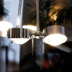 Deckenleuchte PUK CEILING, 4-fl. chrom