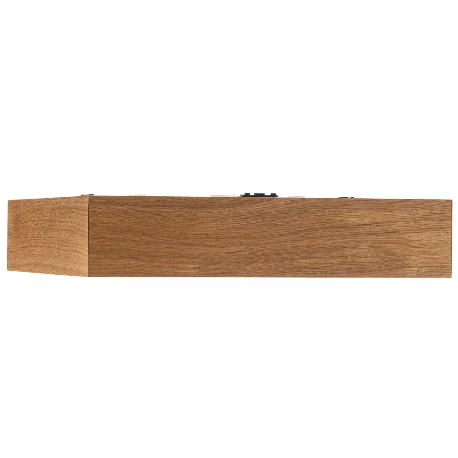 Deckenleuchte Quatro DR mit Holzrahmen, 38,5cm