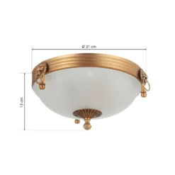 Deckenleuchte Rocca in klassischem Design 31cm