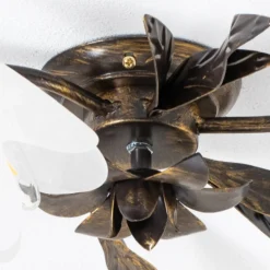 Deckenleuchte Sonia dreiflammig, bronze