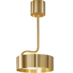 Deckenleuchte Sound, einflammig, gold
