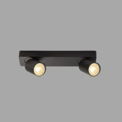Deckenleuchte Spotlight, schwarz, 2-flammig, Aluminium, GU10