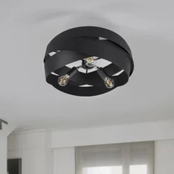 Deckenleuchte Tornado schwarz