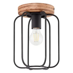 Deckenleuchte Tosh mit FSC-zertifiziertem Holz