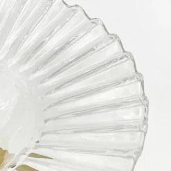 Deckenleuchte Trish, messing/klar, Glas, Ø 22 cm, E27