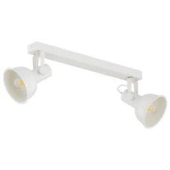Deckenleuchte Trogir, beige, 2-flammig, Länge 27 cm