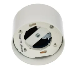 Deckenleuchte Tubo S, weiß, Stahl, Ø 8 cm, GX53