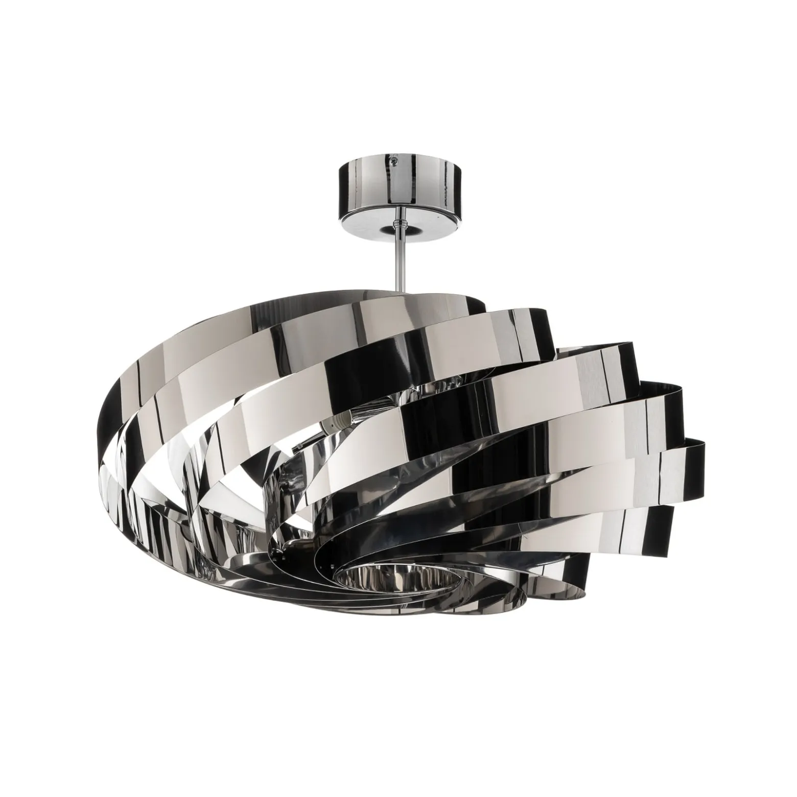 Deckenleuchte Vento, chromium-nickelfarben, Ø 60 cm, Metall
