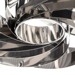 Deckenleuchte Vento, chromium-nickelfarben, Ø 60 cm, Metall