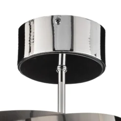 Deckenleuchte Vento, chromium-nickelfarben, Ø 60 cm, Metall