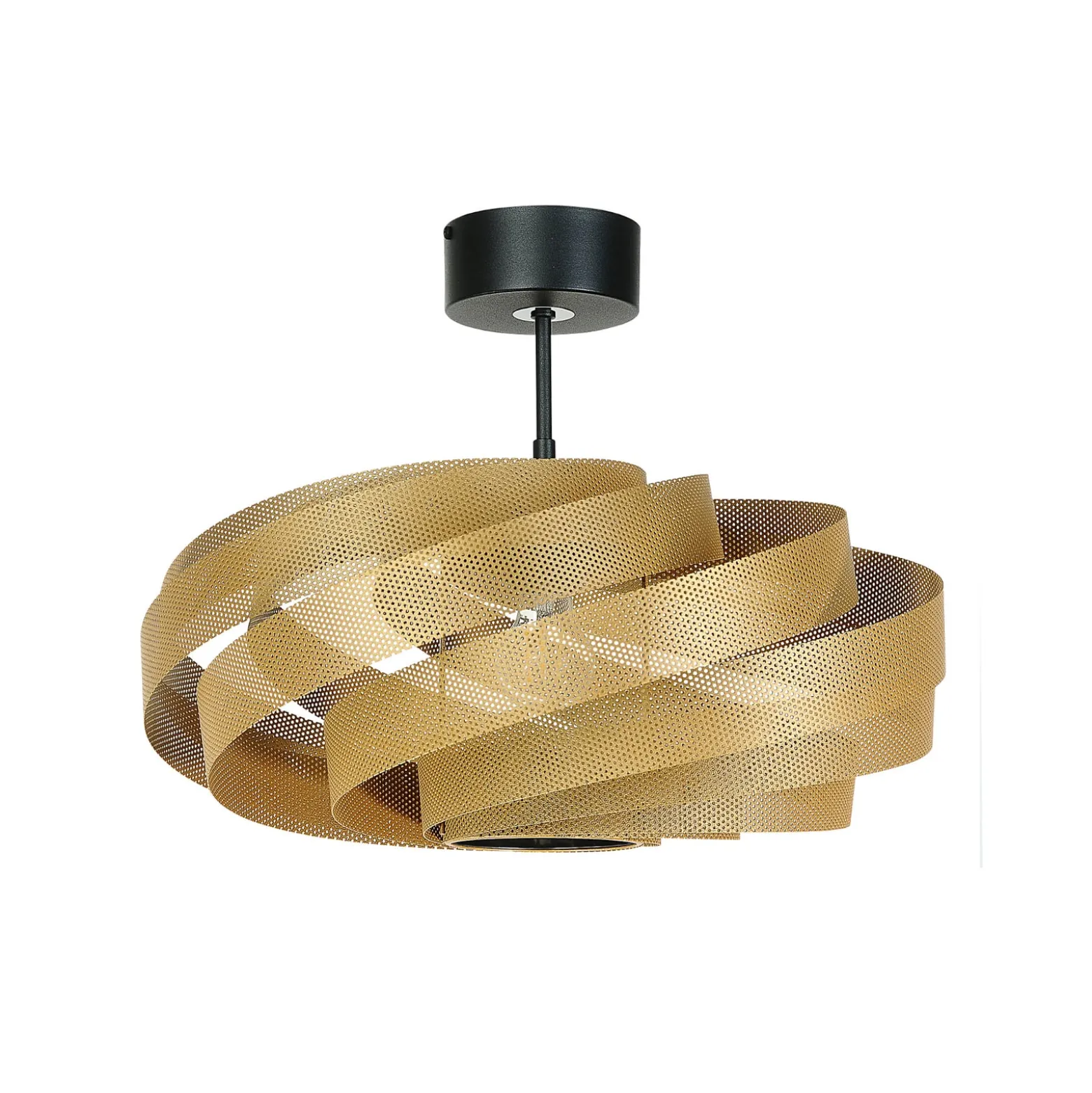 Deckenleuchte Vento, goldfarben, Ø 50 cm