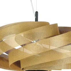 Deckenleuchte Vento, goldfarben, Ø 50 cm