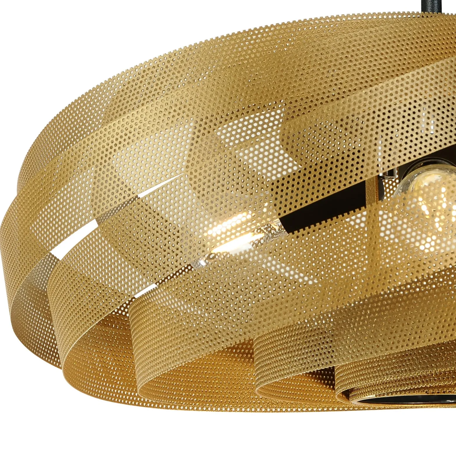 Deckenleuchte Vento, goldfarben, Ø 60 cm