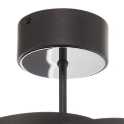 Deckenleuchte Vento, schwarz, Ø 40 cm, Metall, E27