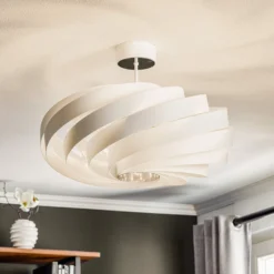 Deckenleuchte Vento, weiß, Ø 60 cm, Metall, E27