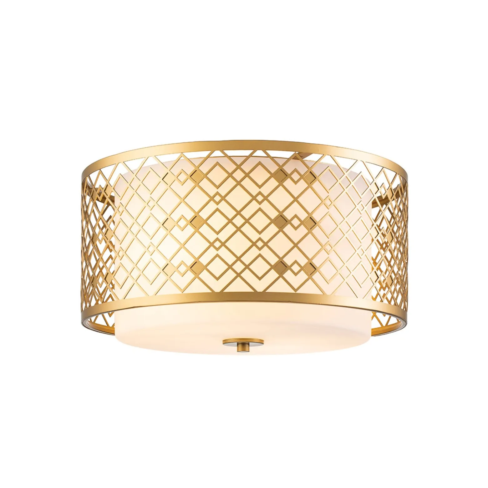 Deckenleuchte Ziggy Medium, gold