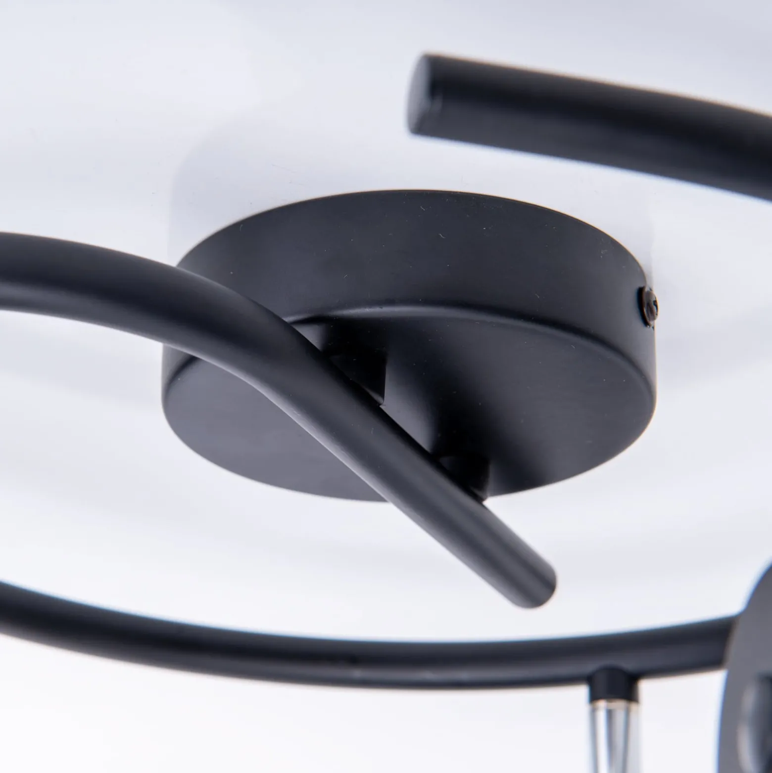 Deckenrondell Casco, dreiflammig, schwarz