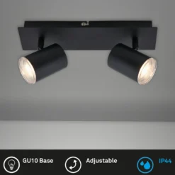 Deckenspot Banyo Splash GU10 IP44 zweiflammig