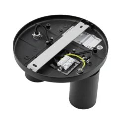 Deckenspot CAN TILT, schwarz, Ø 20 cm, 2-flammig Metall GU10