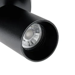 Deckenspot CAN TILT, schwarz, Ø 25 cm, 3-flammig Metall GU10