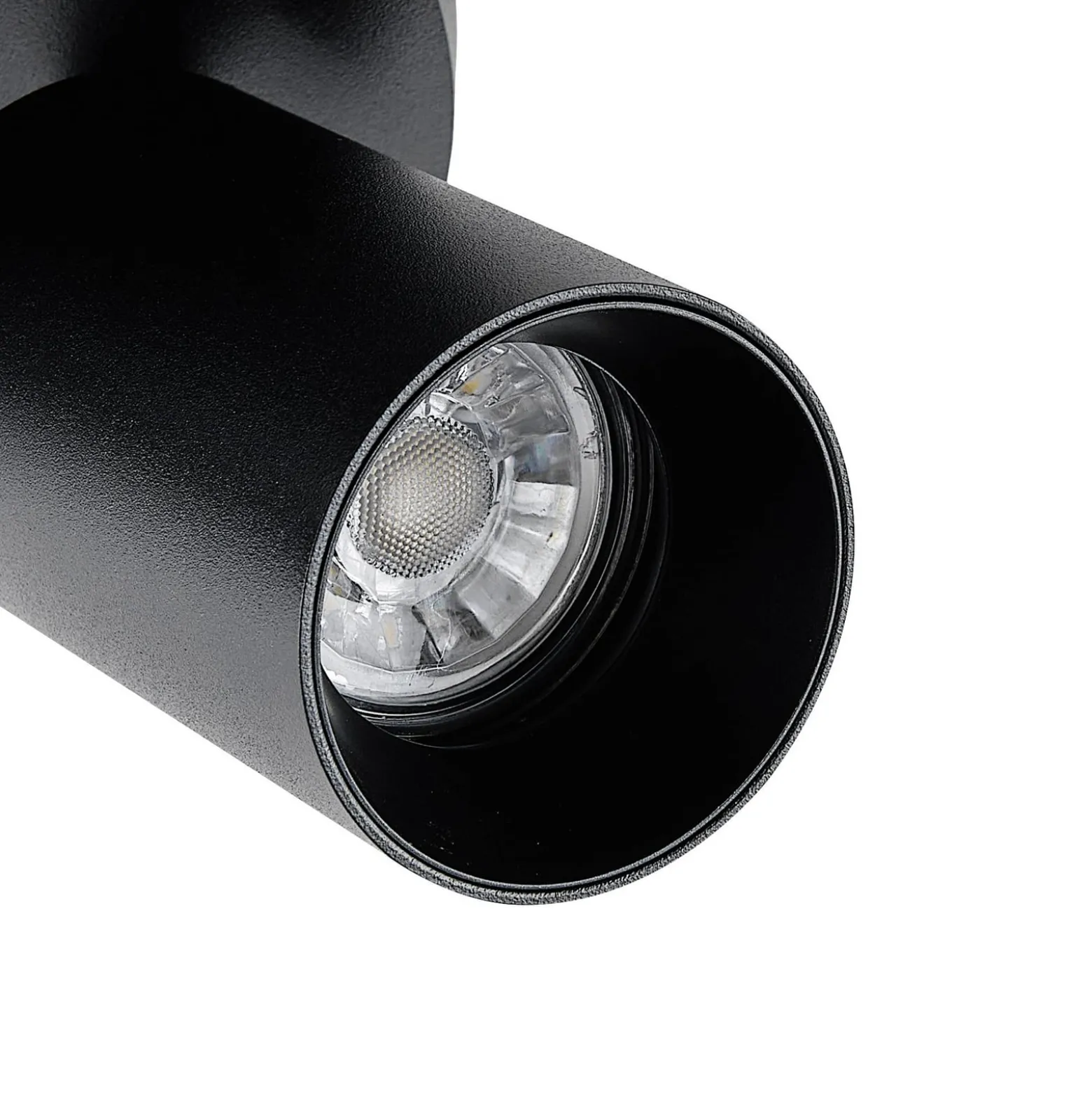 Deckenspot CAN TILT, schwarz, Ø 25 cm, 3-flammig Metall GU10