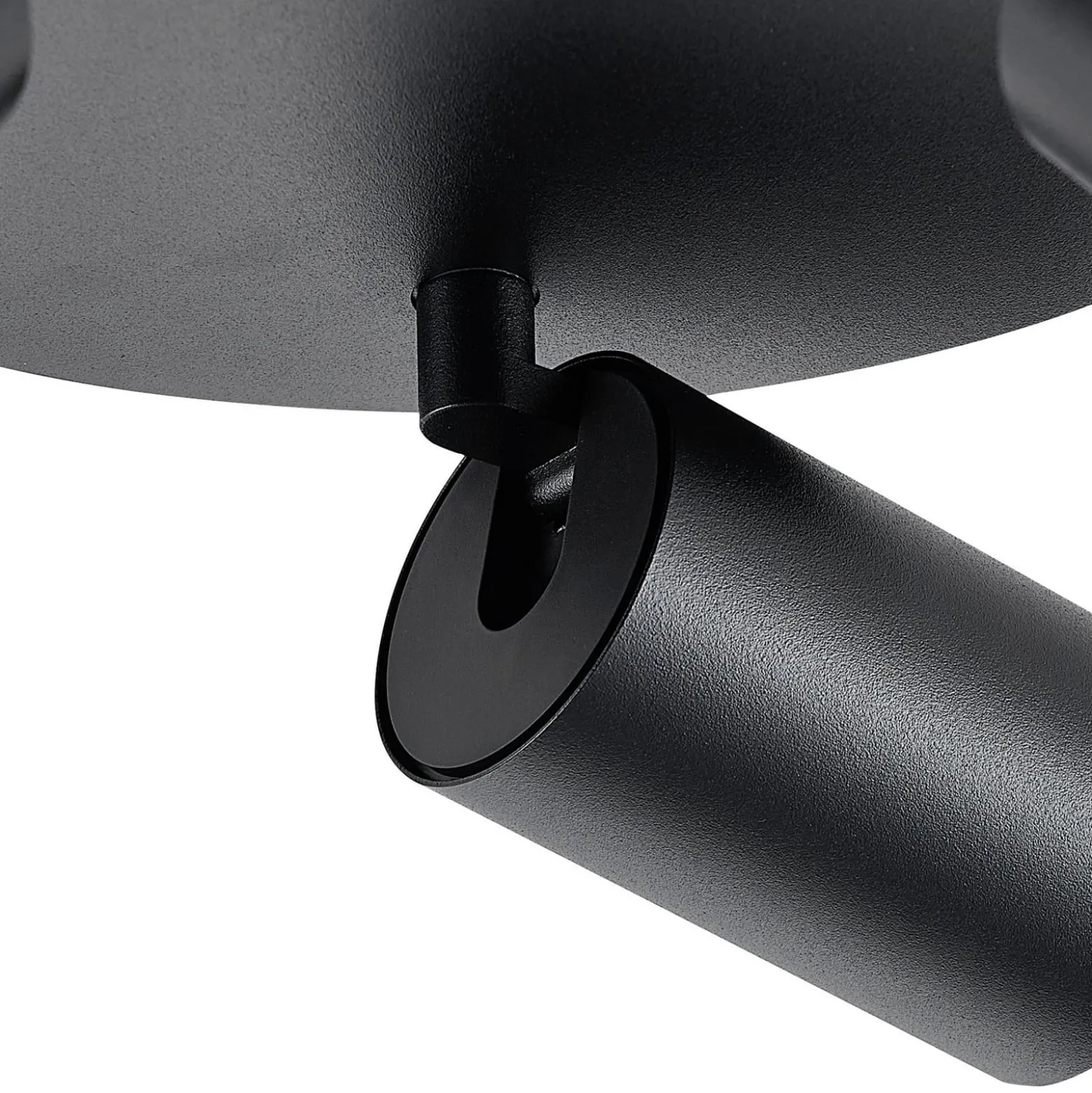 Deckenspot CAN TILT, schwarz, Ø 25 cm, 3-flammig Metall GU10
